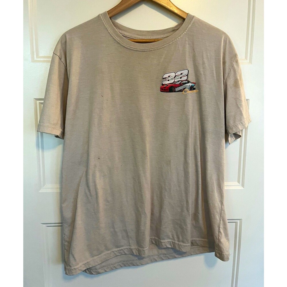 RGSTR Men's Gray Racing Mazda RX-7 Graphic Short Sleeve T-Shirt XL
